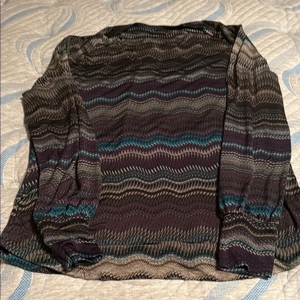 Women’s Tribal Multicolor Long Sleeve Blouse